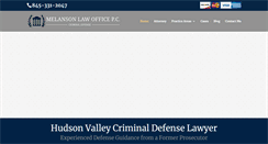 Desktop Screenshot of melansonlawoffice.com