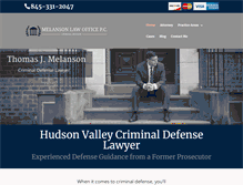 Tablet Screenshot of melansonlawoffice.com